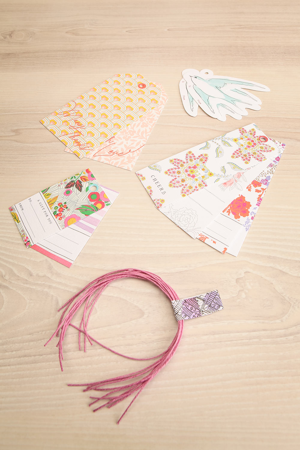 Library of Flowers Gift Tag Kit | Maison garçonne