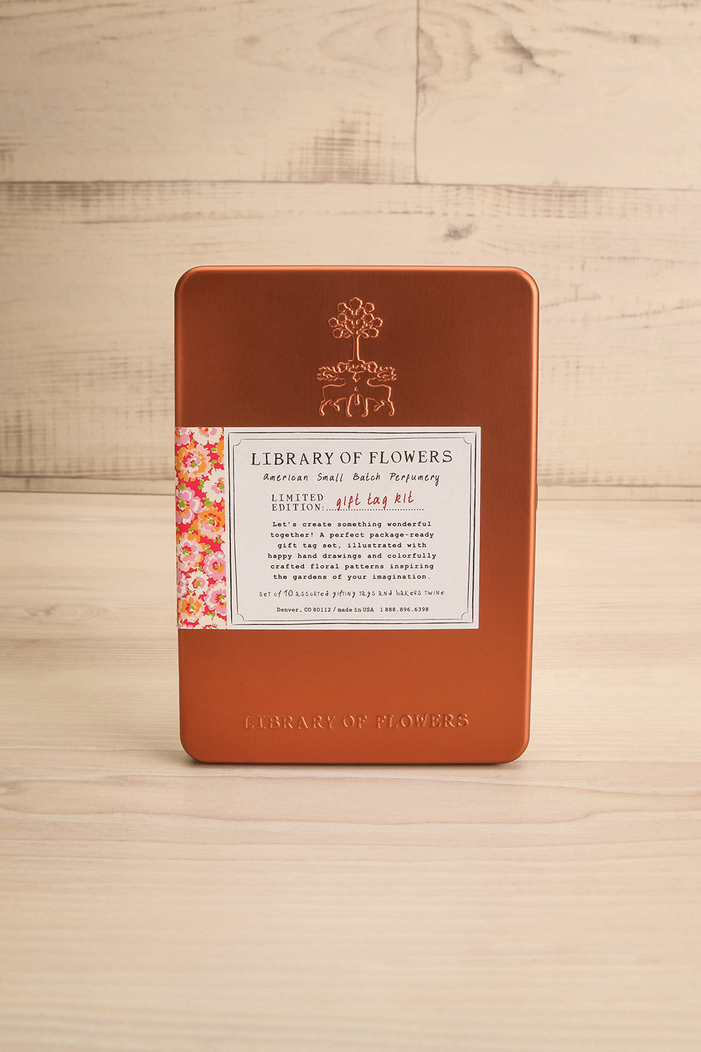 Library of Flowers Gift Tag Kit | Maison garçonne box