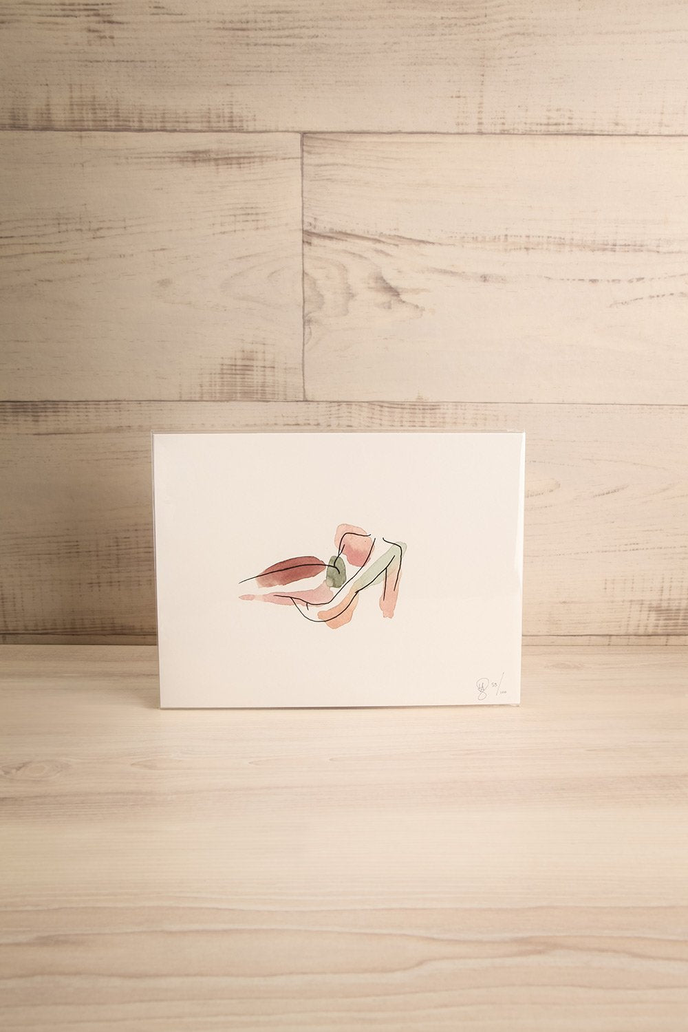 Peachy Watercolour Portrait | La Petite Garçonne Chpt. 2 small format