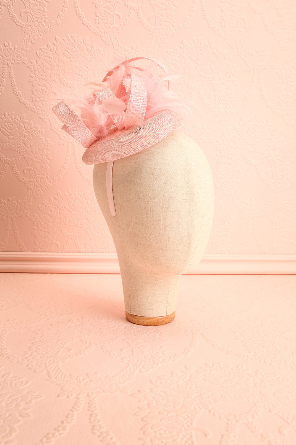 Perdita Pink Fascinator w/ Feathers | Boutique 1861