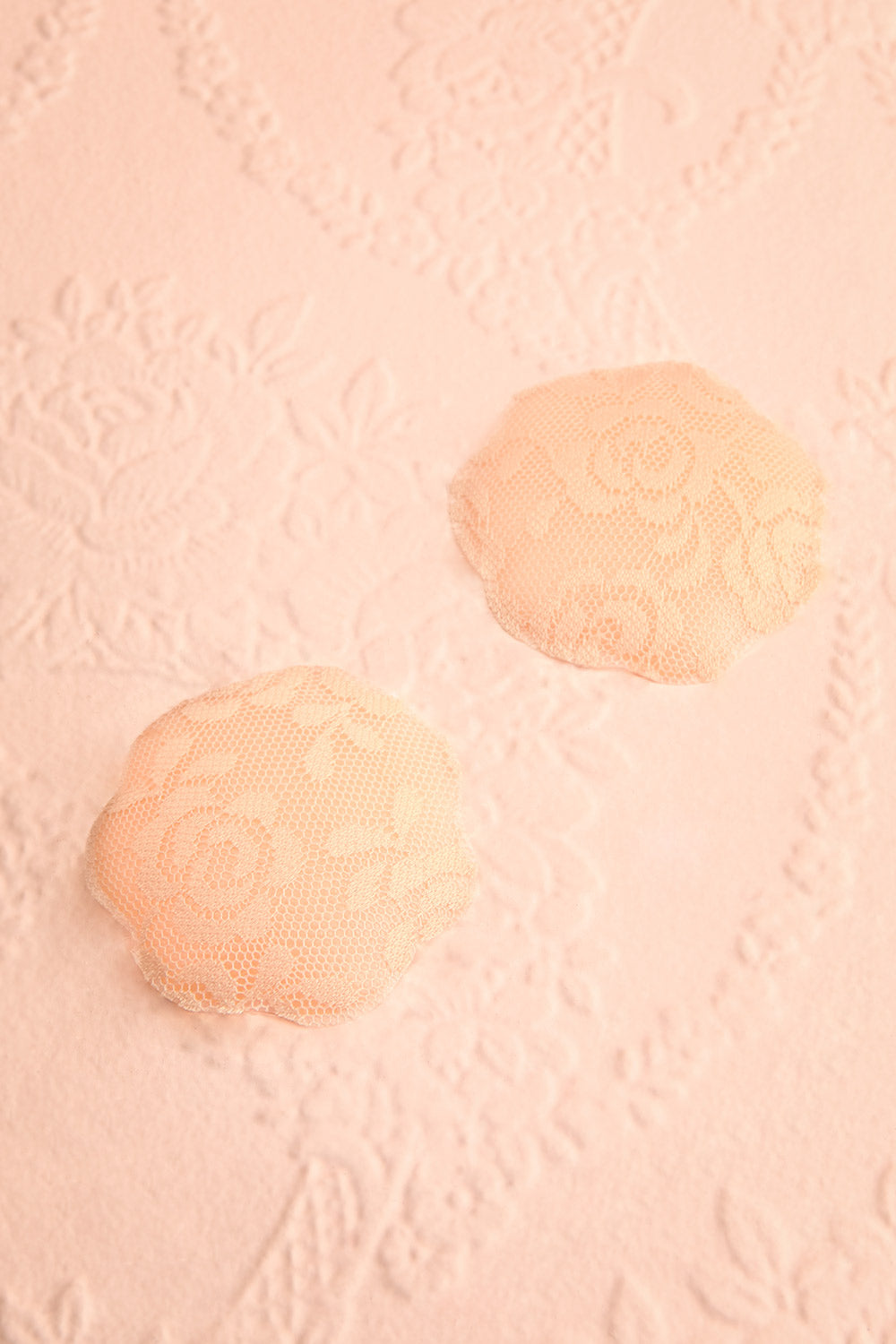 Petales Beige Lace Pattern Adhesive Pasties | Boutique 1861