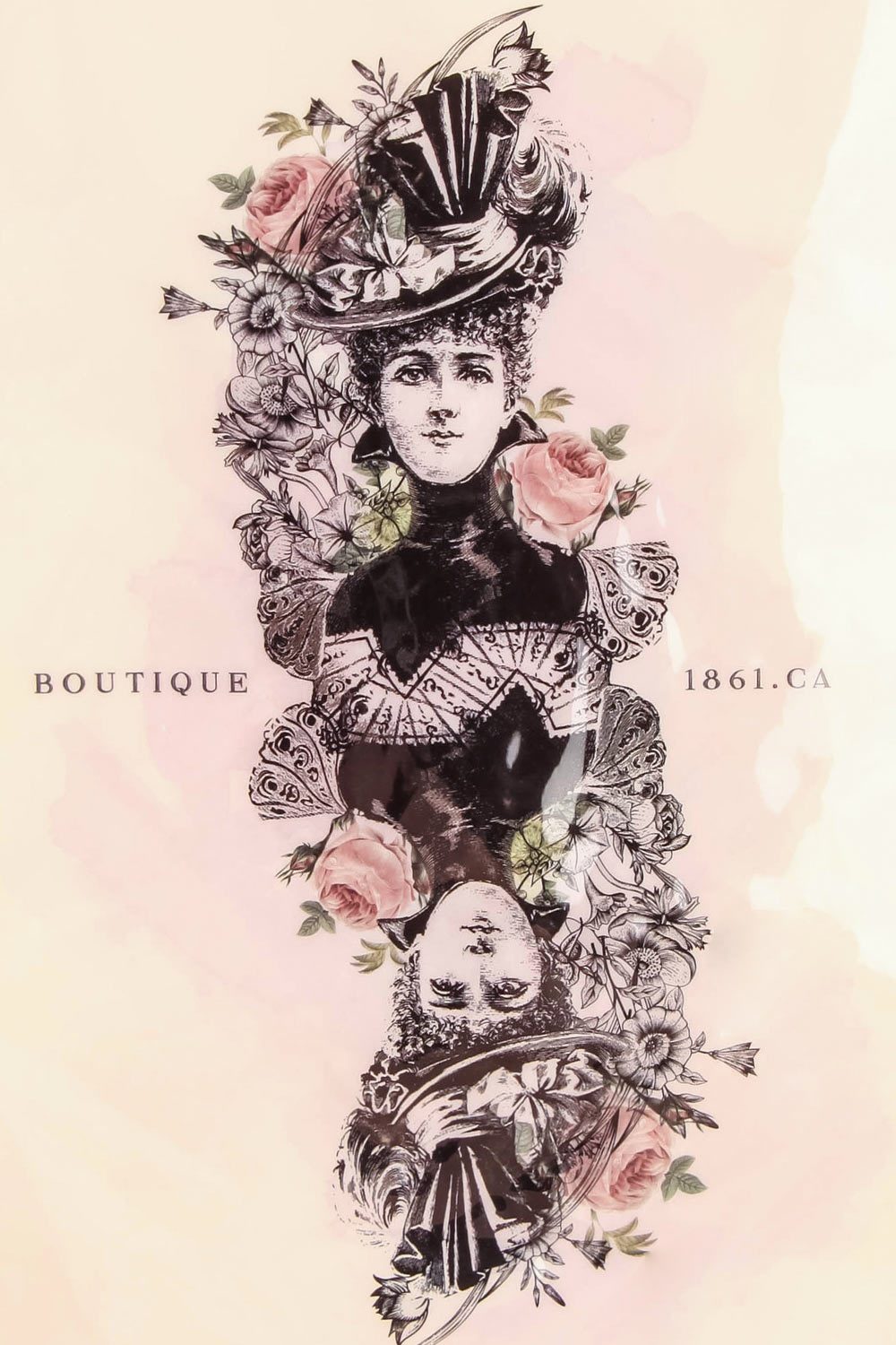 Petit Sac Vernis Rosa 1861 Reusable Bag | Boutique 1861 close-up