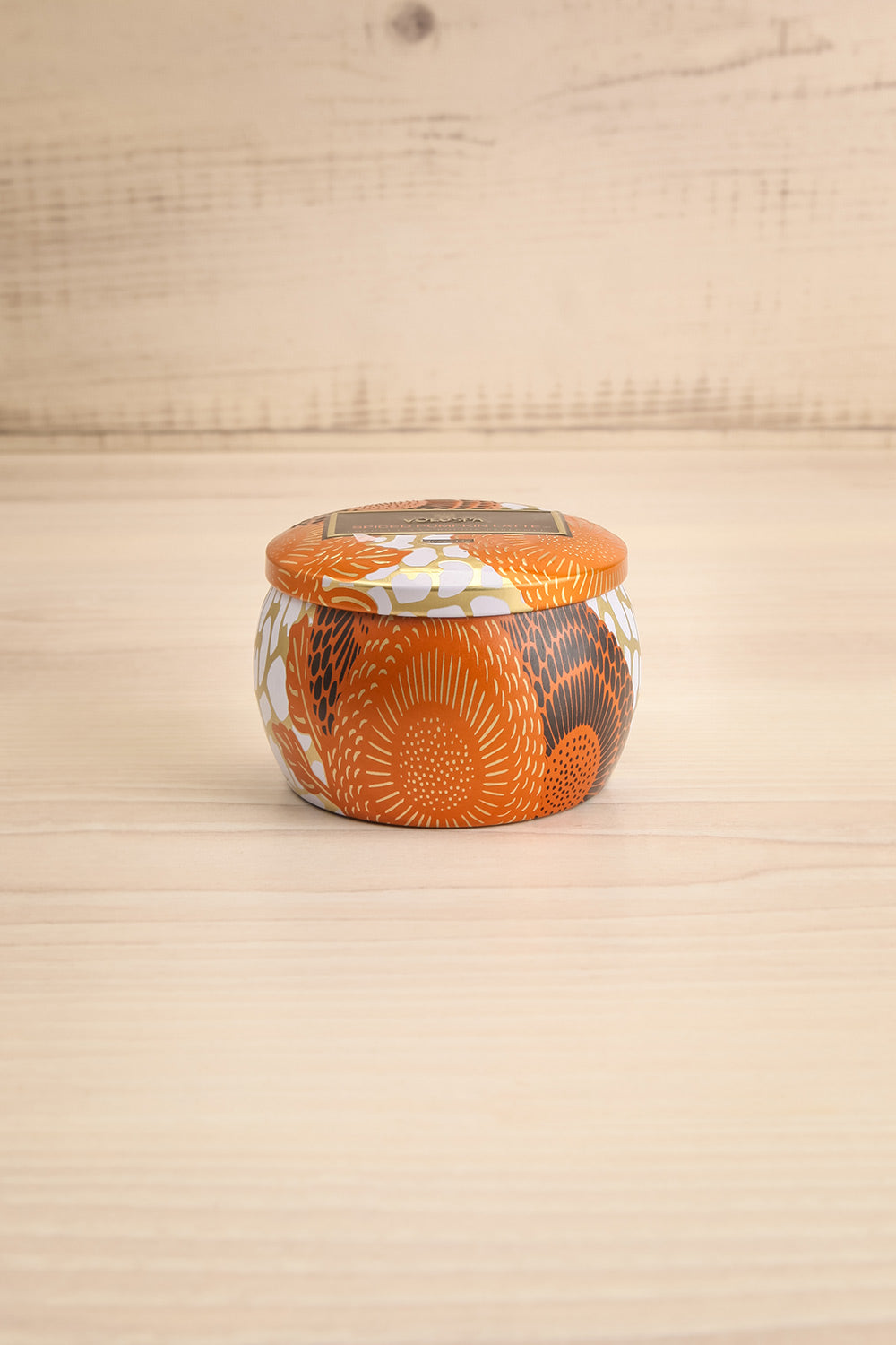 Petite Tin Candle Spiced Pumpkin Latte | Voluspa | La petite garçonne