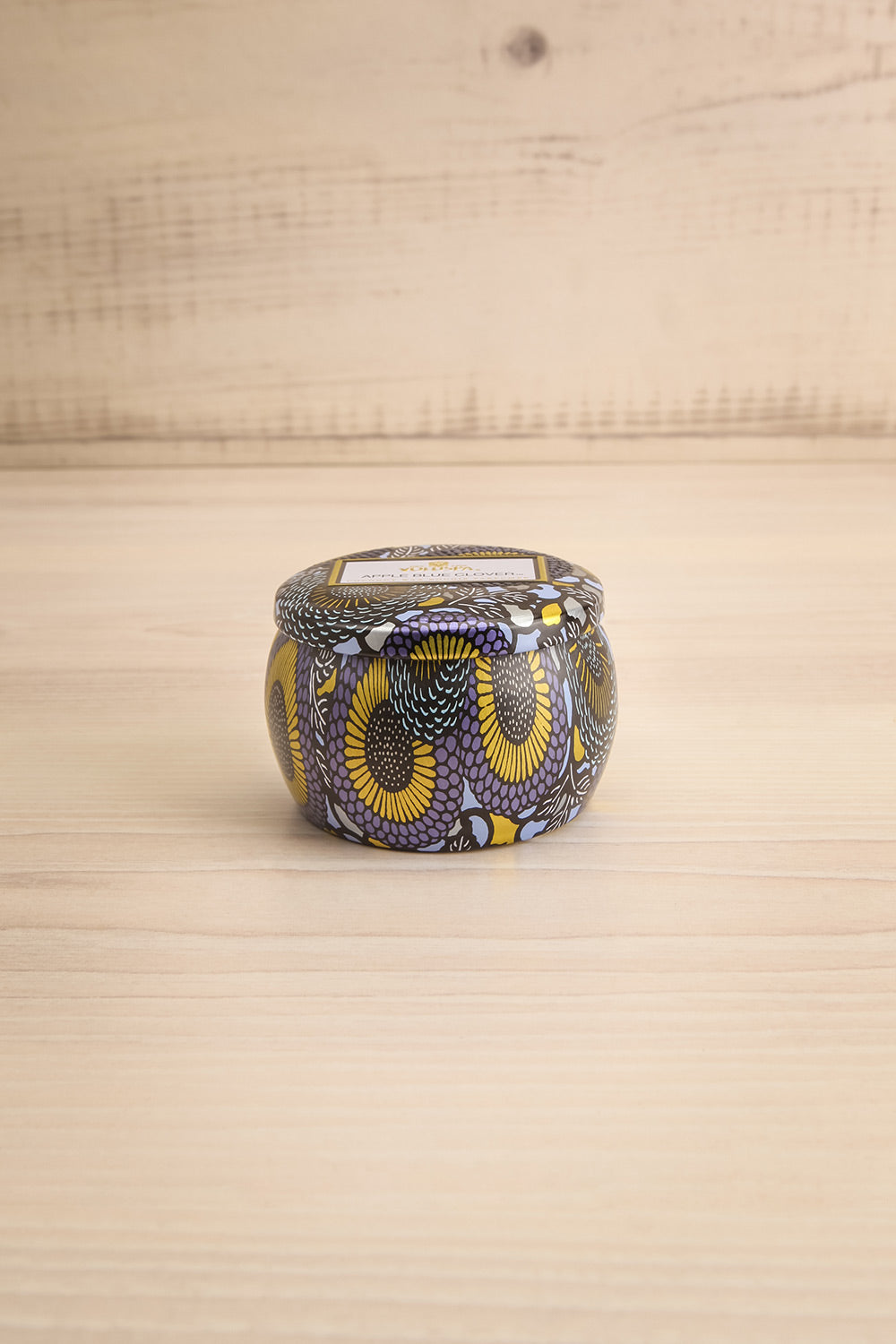 Petite Tin Candle Apple Blue Clover by Voluspa | La petite garçonne