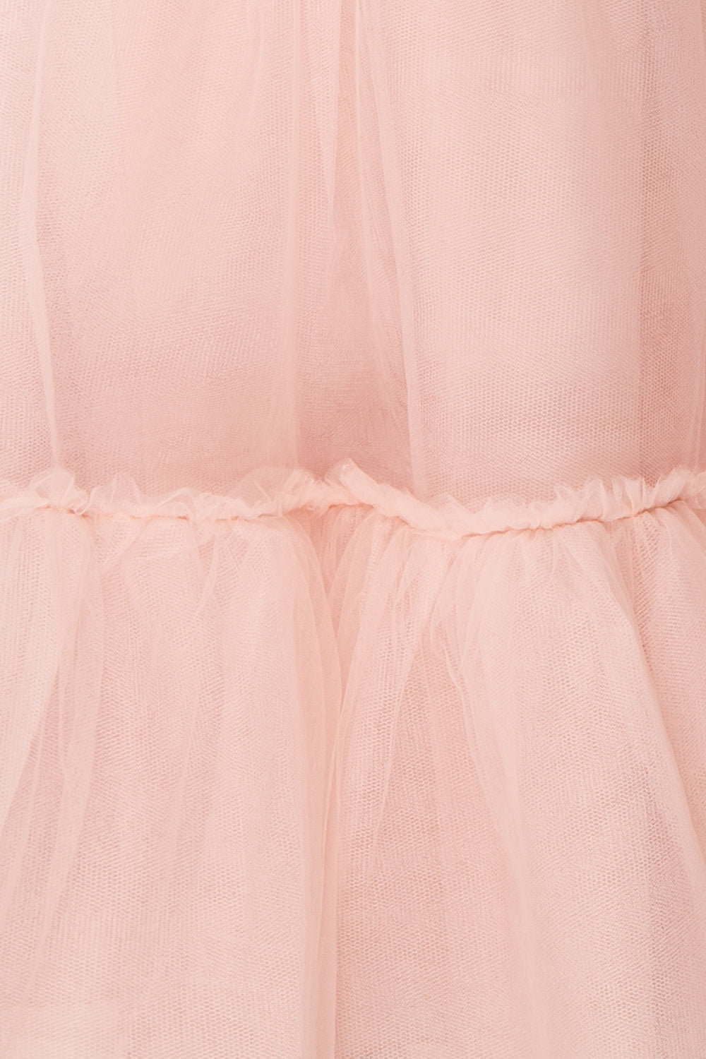 Philana Dusty Pink A-Line Tulle Skirt | Boutique 1861 fabric details