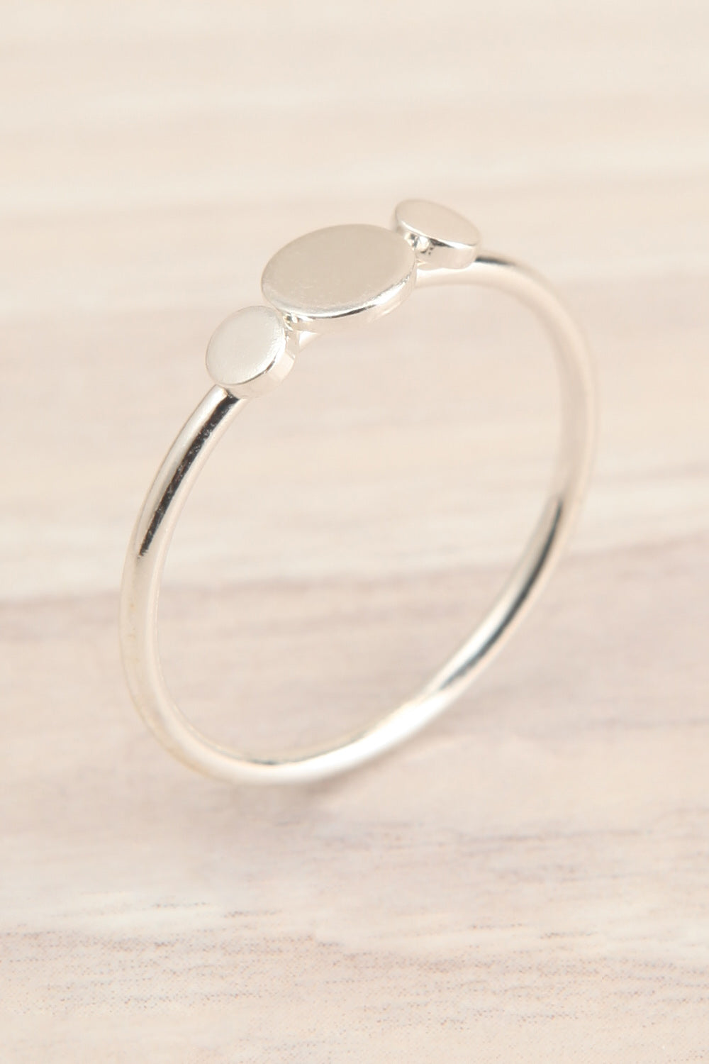 Piltene Silver Set of 10 Assorted Rings | La petite garçonne round close-up