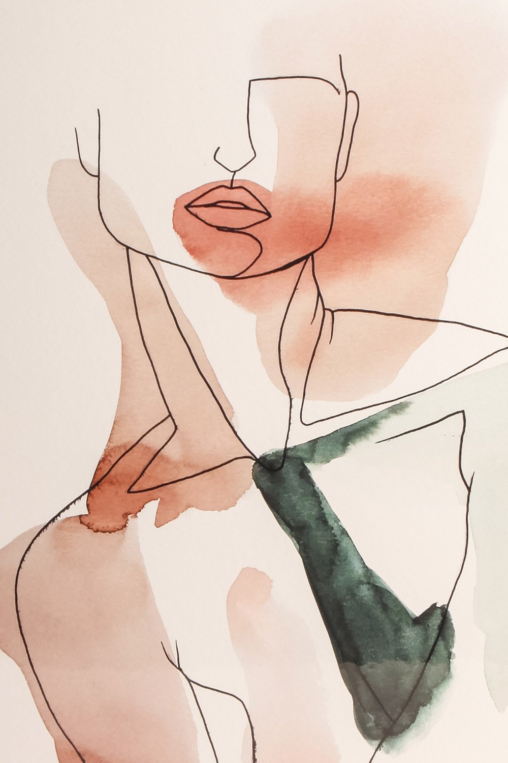 Poison Watercolour Portrait | La Petite Garçonne Chpt. 2