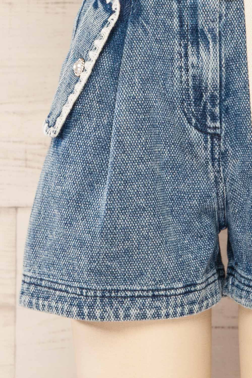 Portland High-Waisted Shorts w/ Belt | La petite garçonne bottom