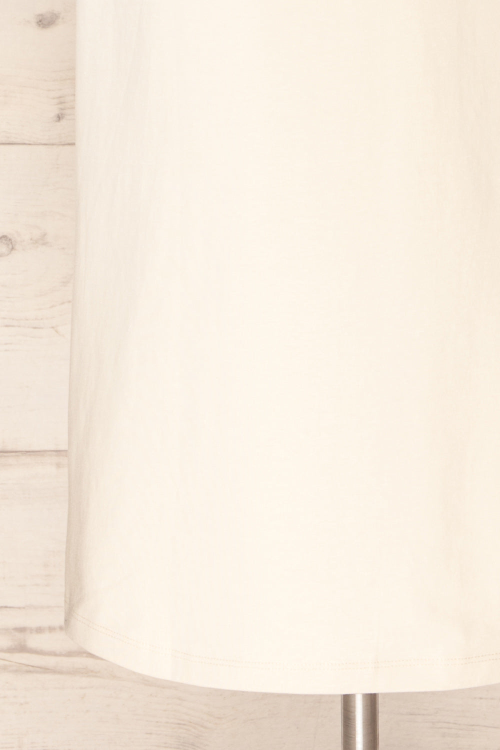 Poznan Beige Round Neck Midi Tunic Dress | La Petite Garçonne bottom