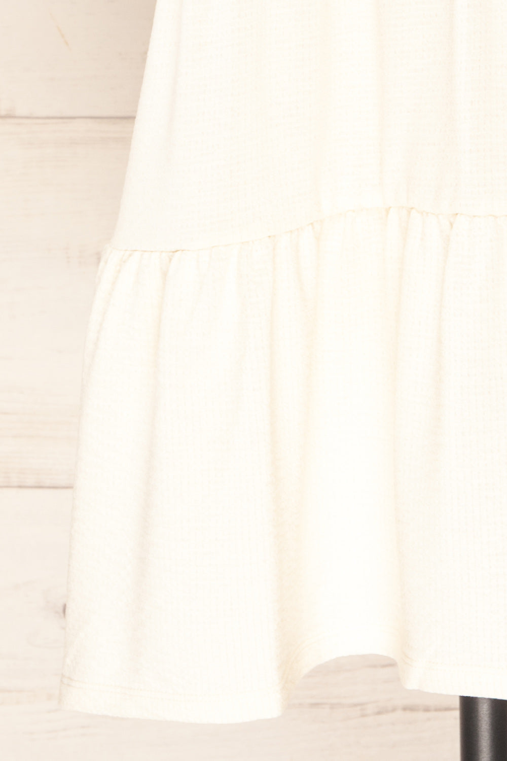 Preddu Beige Short Tiered Dress w/ Frills | La petite garçonne skirt
