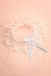 Prunette Lace Bridal Garter w/ Bow | Boudoir 1861