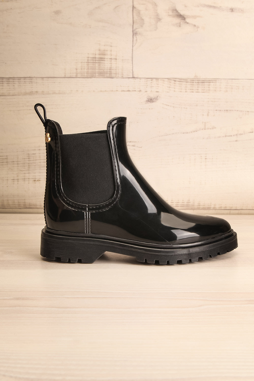 Pupukea Black Rain Boots | La Petite Garçonne side view