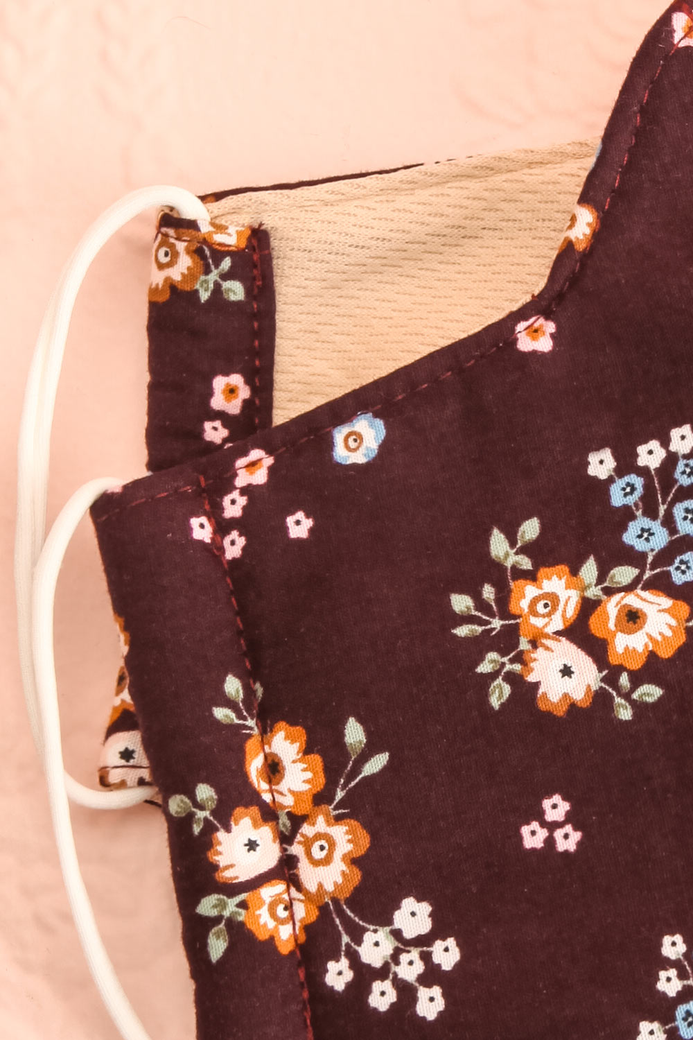 Purple Field Face Mask | Boutique 1861 lining