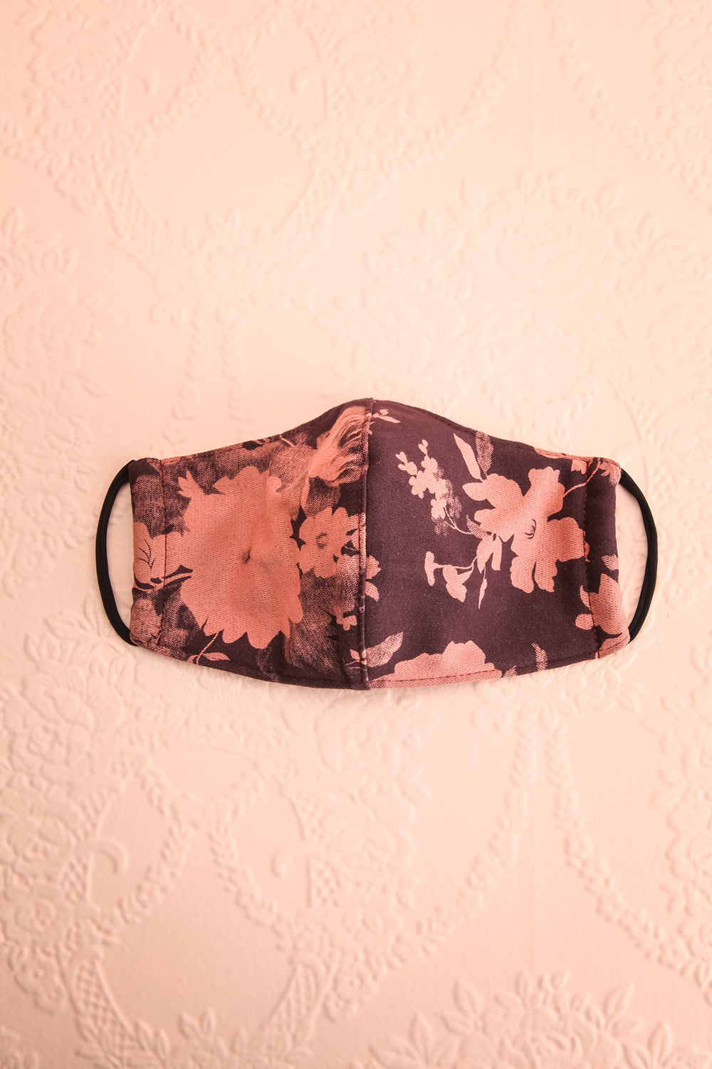 Floral Face Mask Purple | Boutique 1861 front view
