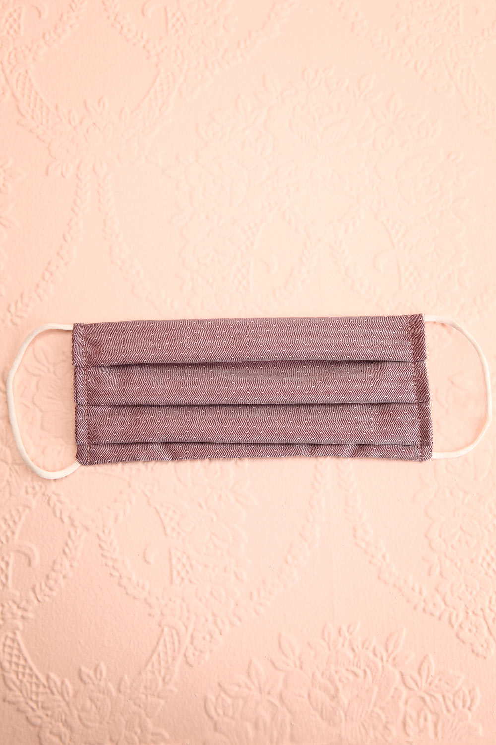 Masque pour le Visage Plissé Mauve