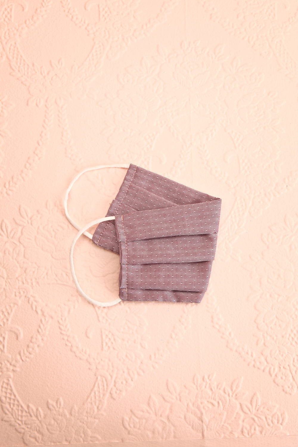 Masque pour le Visage Plissé Mauve