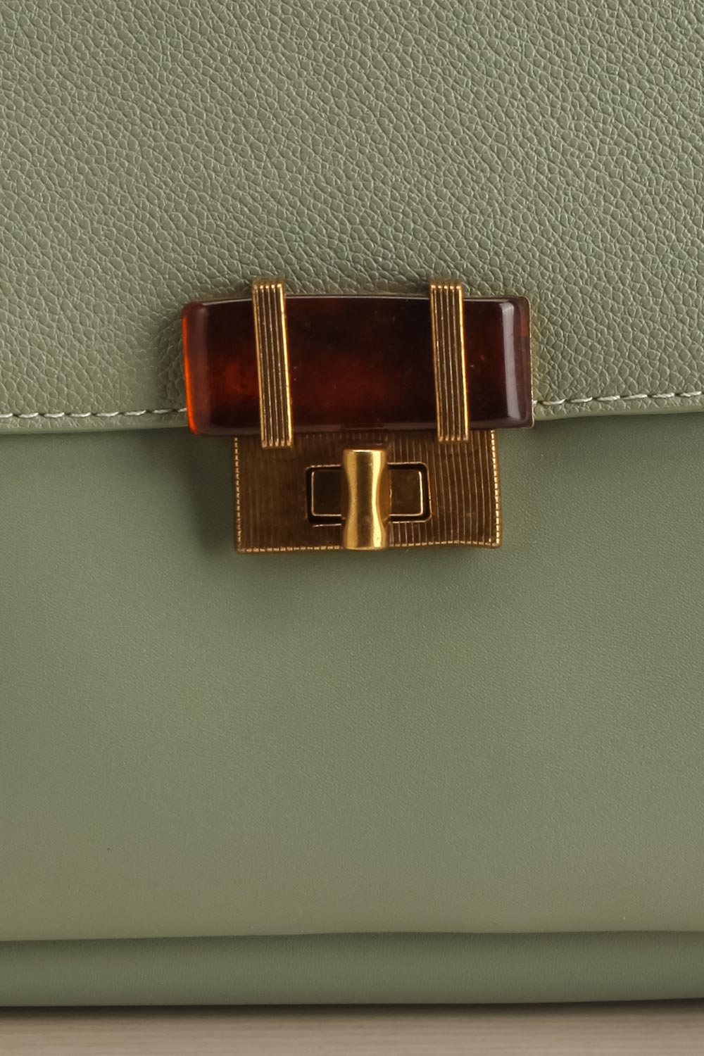 Questio Sage Top Handle Crossbody Handbag | La petite garçonne front close-up