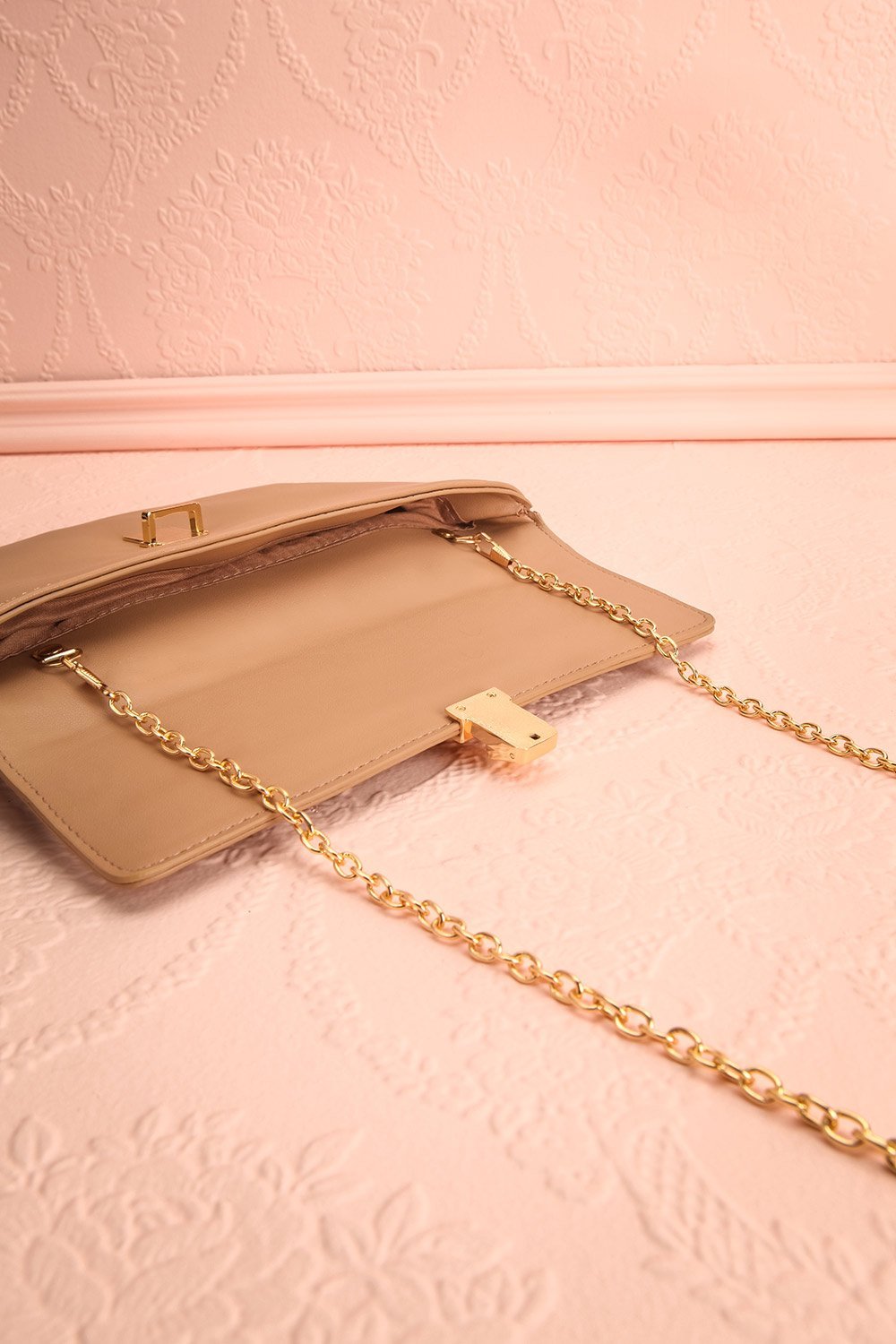 Ragga Sable Beige Purse with Bamboo Handle | Boutique 1861 7