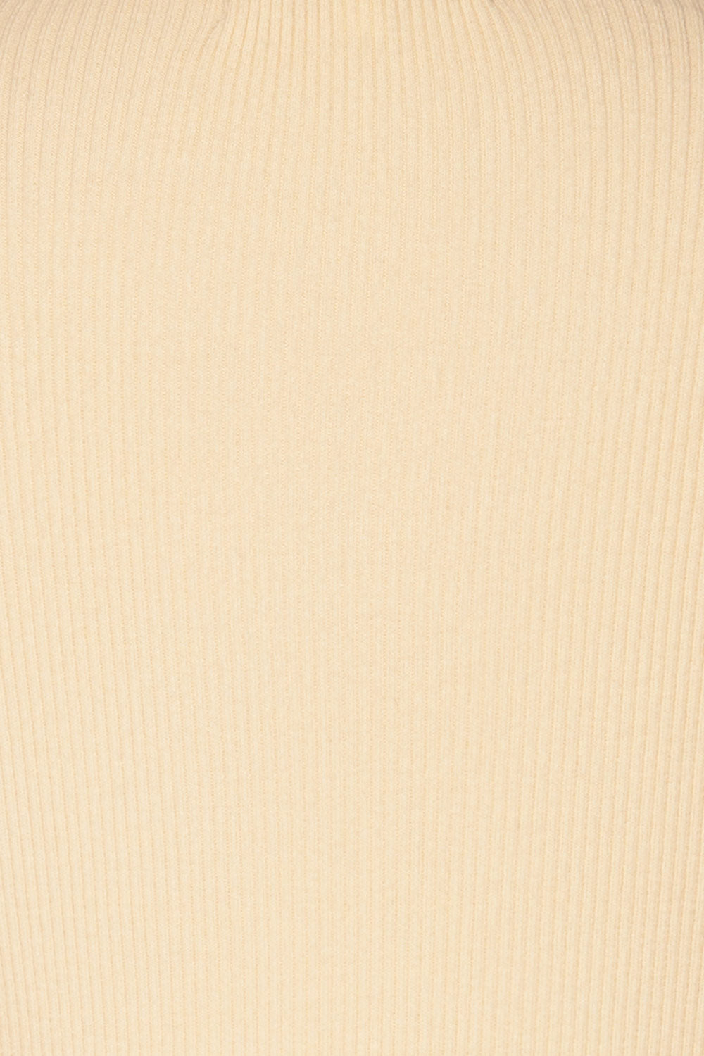 Recz Ivory Faux-Wrap Knit Top | La petite garçonne fabric