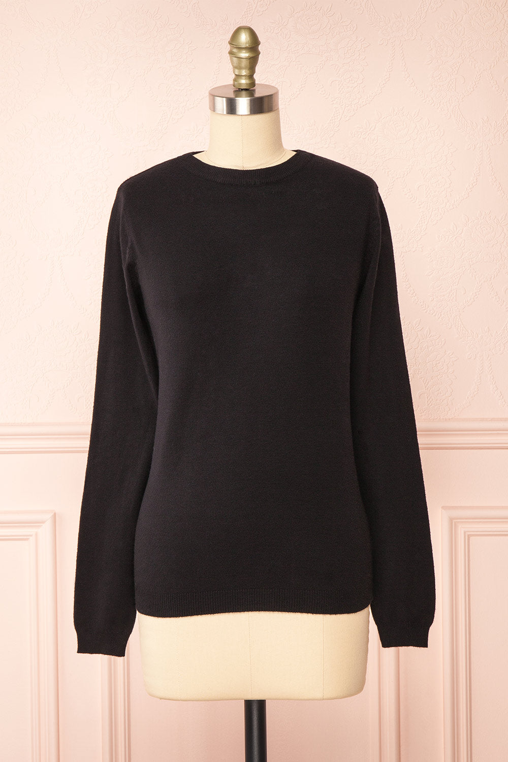 Renata Long Sleeve Top w/ Peter Pan Collar | Boutique 1861