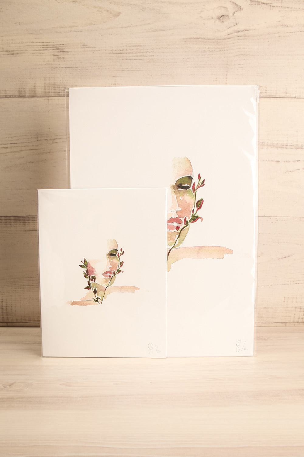 Retono Watercolour Portrait | La Petite Garçonne options