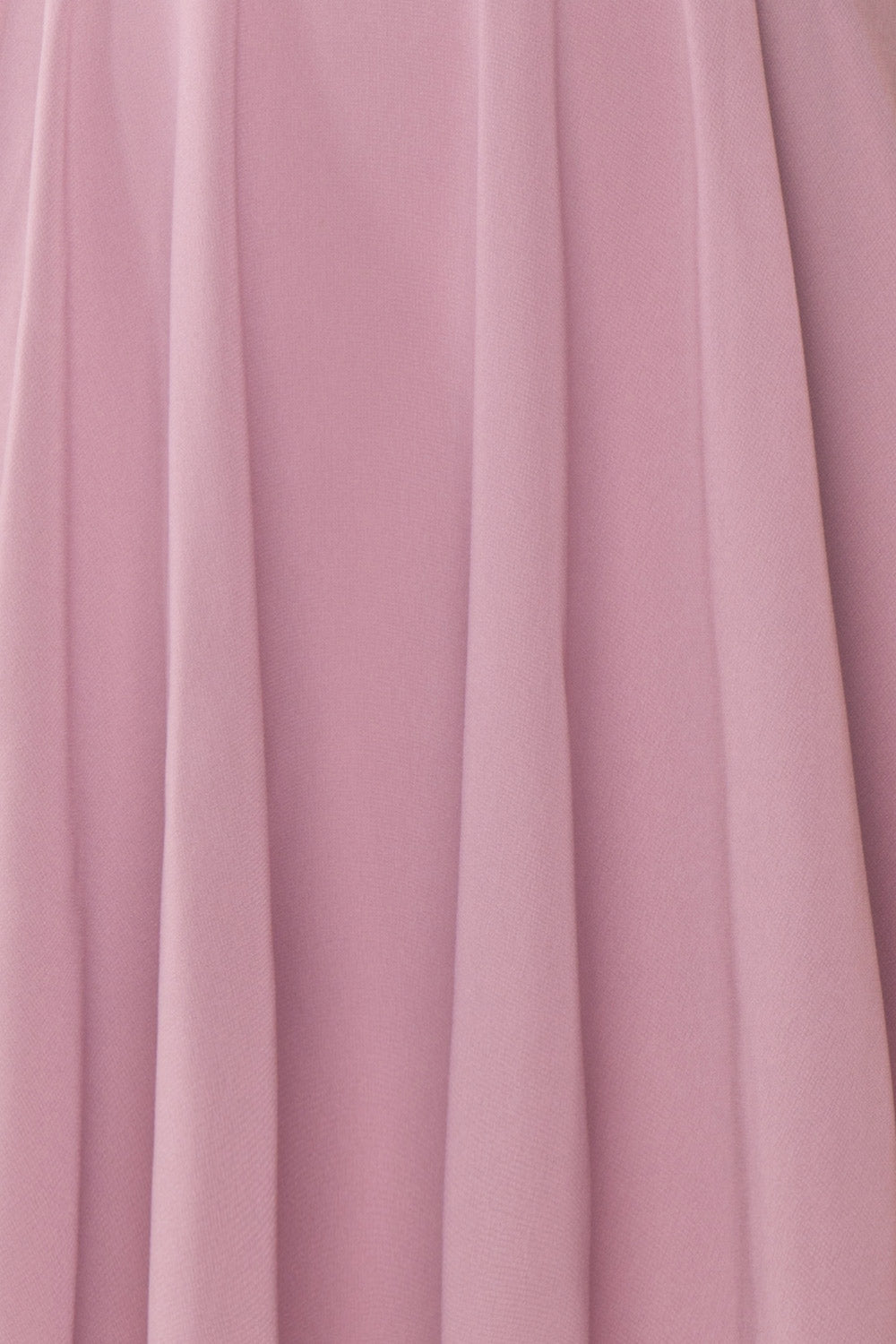 Roby Amethyst Lilac Chiffon A-Line Cocktail Dress | FABRIC DETAIL | Boutique 1861