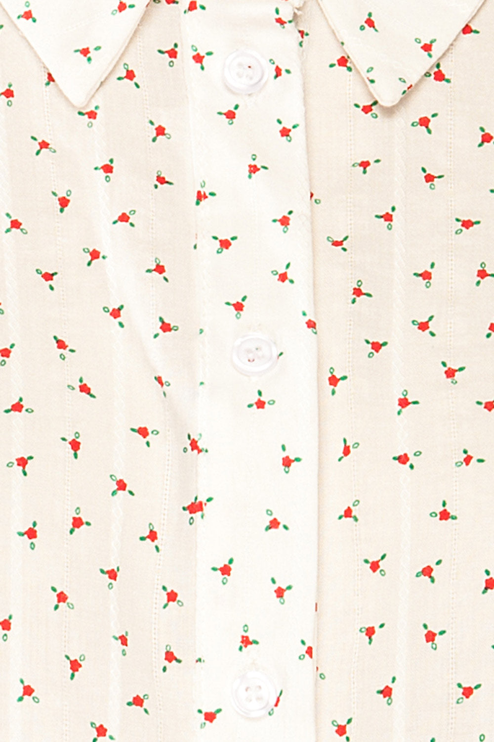 Roosendaal Patterned Oversized Button-Up Shirt | La petite garçonne fabric 