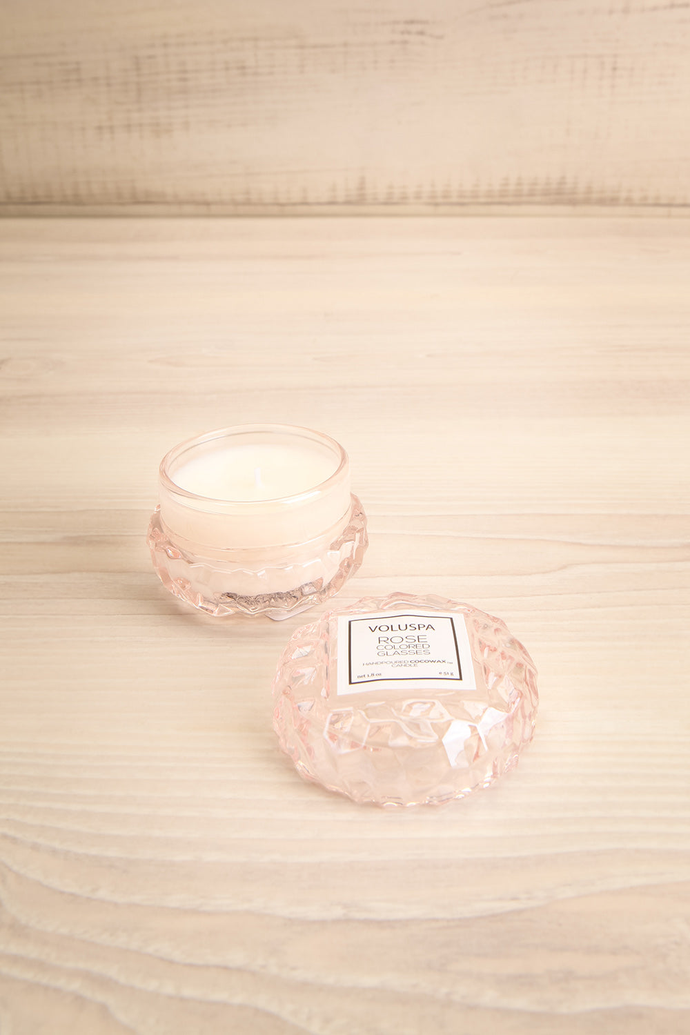 Macaron Candle Rose Colored Glasses | La petite garçonne open