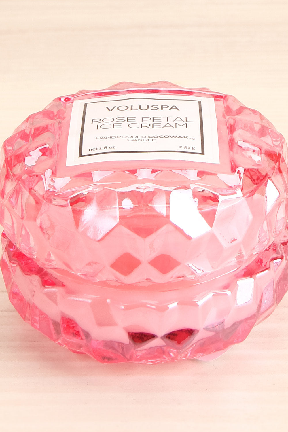 Macaron Candle Rose Petal Ice Cream | La petite garçonne close-up