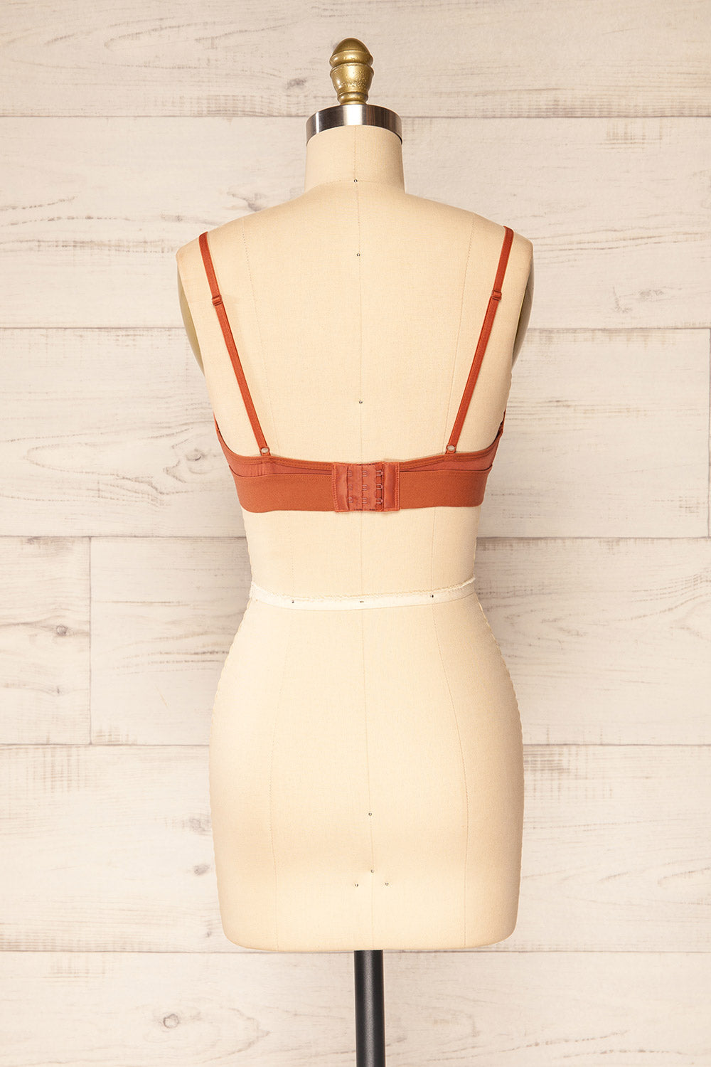Roveto Rust Bralette | La petite garçonne back view