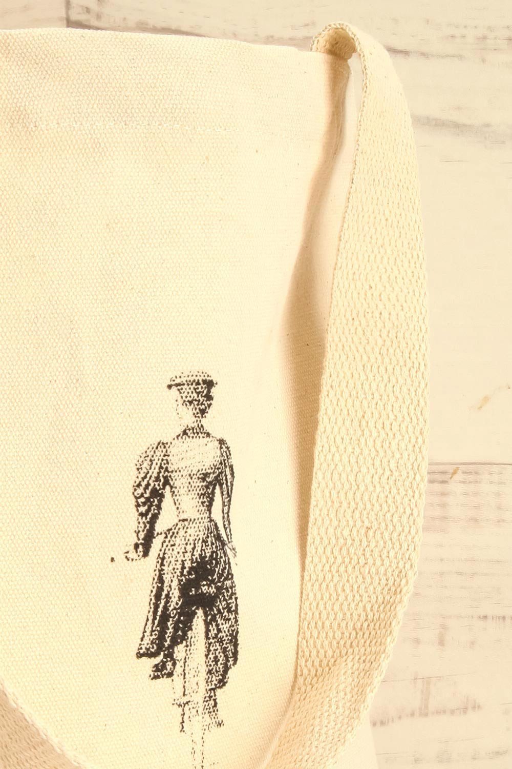 Sac en Toile LPG - Beige canvas tote bag