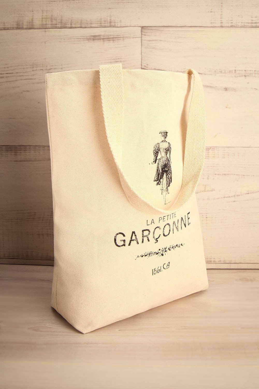 Sac en Toile LPG - Beige canvas tote bag