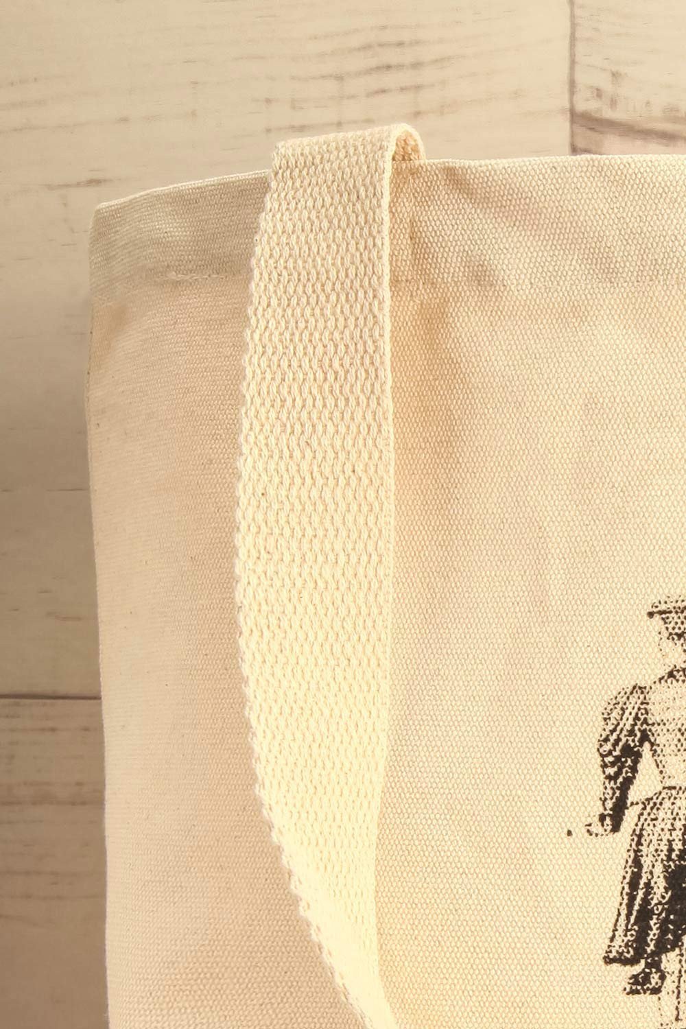 Sac en Toile LPG - Beige canvas tote bag