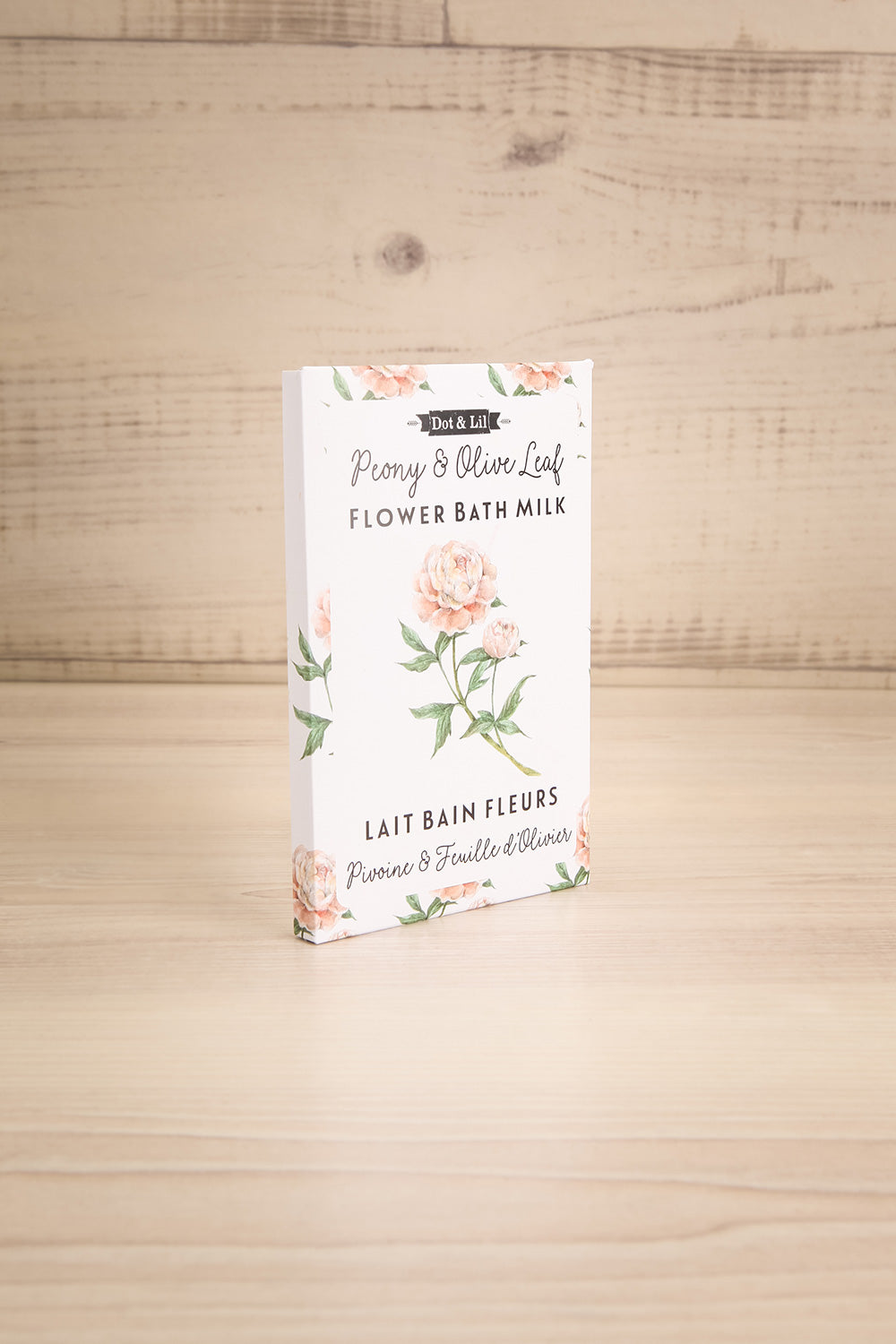 Sachet Lait de Bain Fleurs Pivoine et Feuille d'Olivier | La petite ga… side view