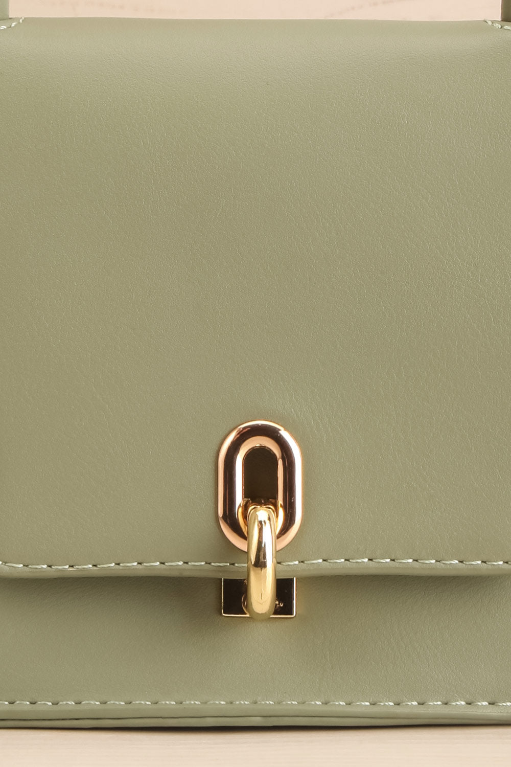 Sagittarius Sage Small Handbag | La petite garçonne front close-up