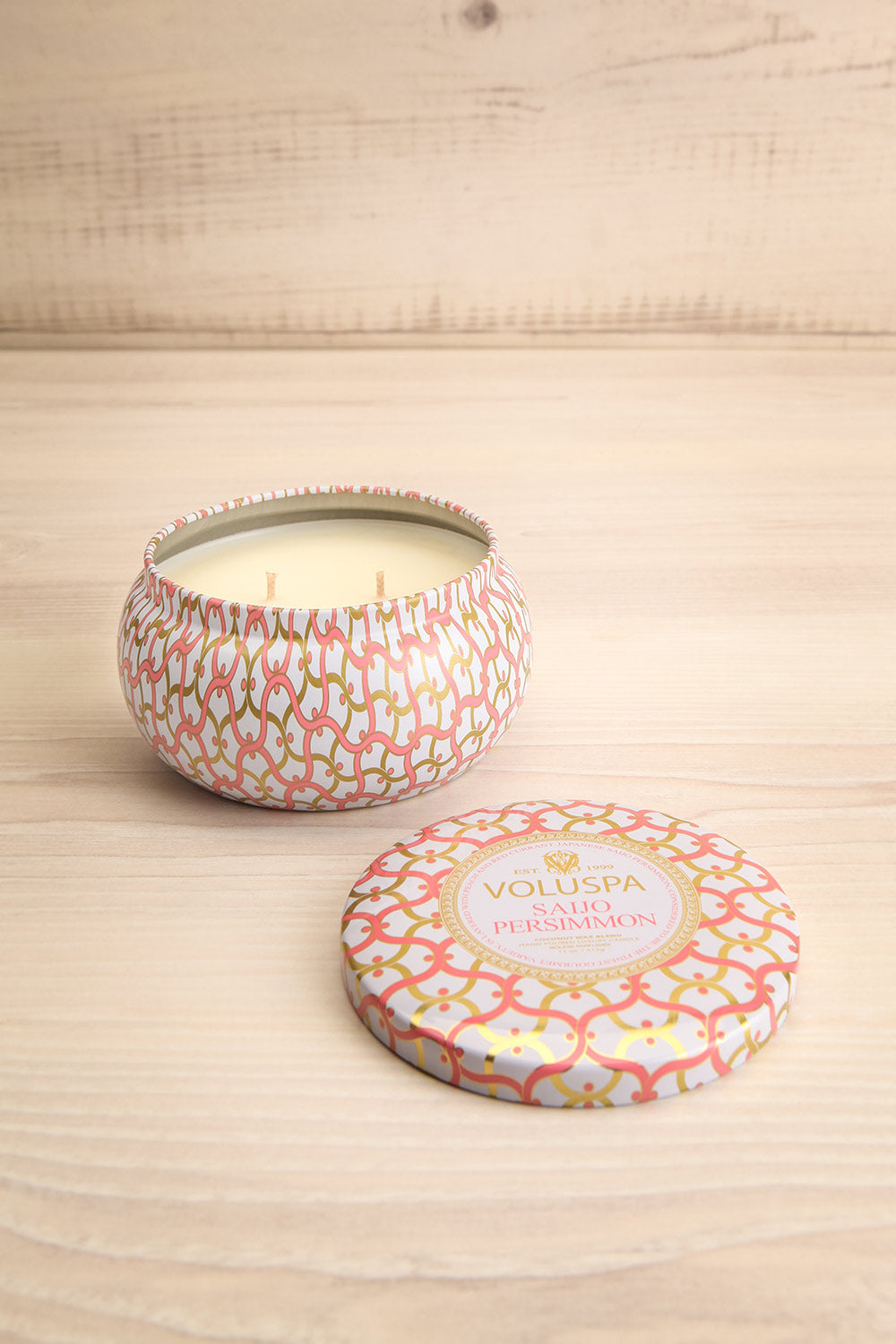 Maison Tin Candle Saijo Persimmon | La petite garçonne