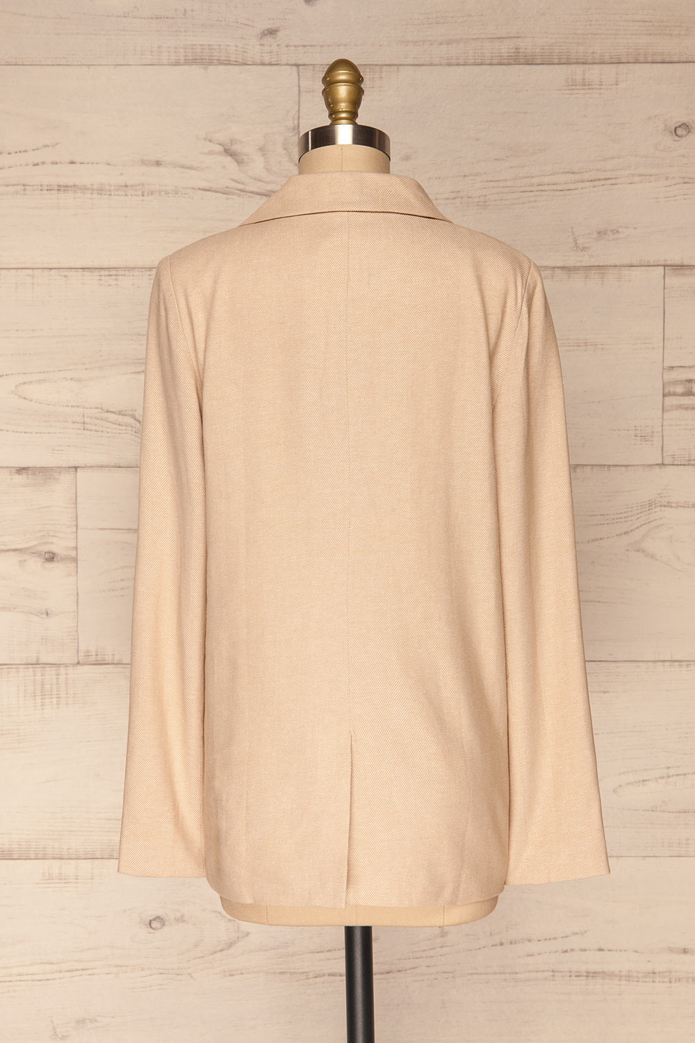 Samarate Beige Blazer | Veston Beige | La Petite Garçonne back view