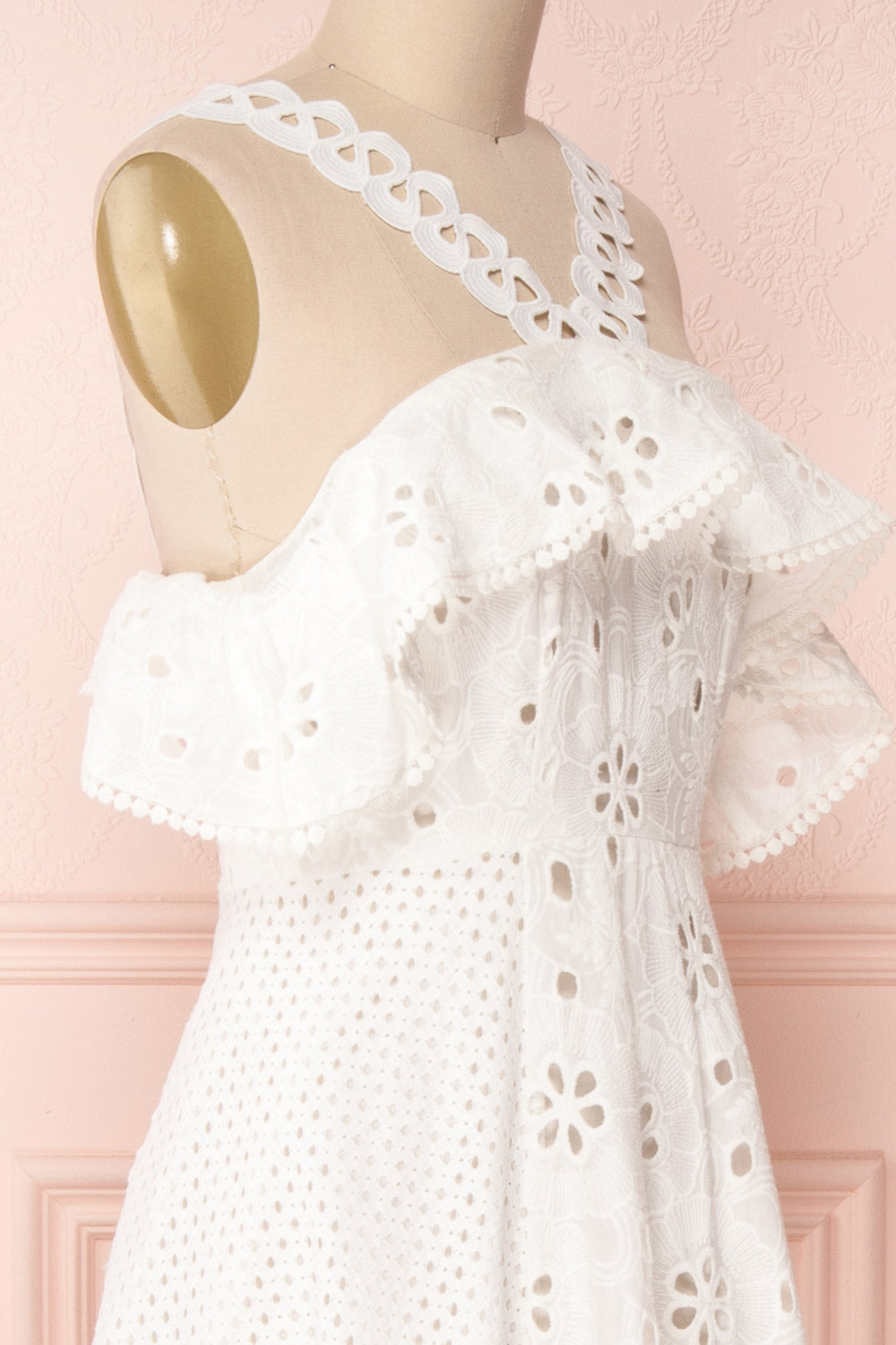 Sandelis | White Embroidered Dress