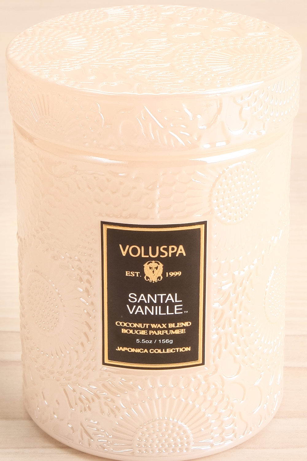 Medium Jar Candle Santal Vanille | La petite garçonne close-up