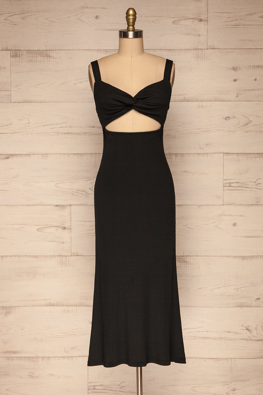 Sauville Black Party Dress | Robe Noire | La Petite Garçonne front view