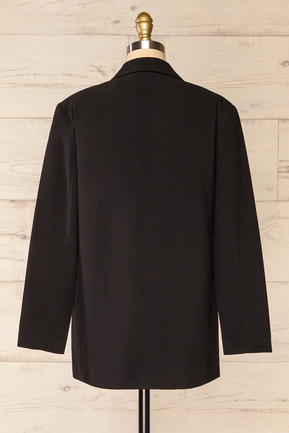 Scorace Black Oversized Blazer | La petite garçonne back view