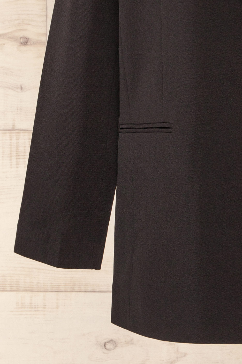 Scorace Black Oversized Blazer | La petite garçonne sleeve