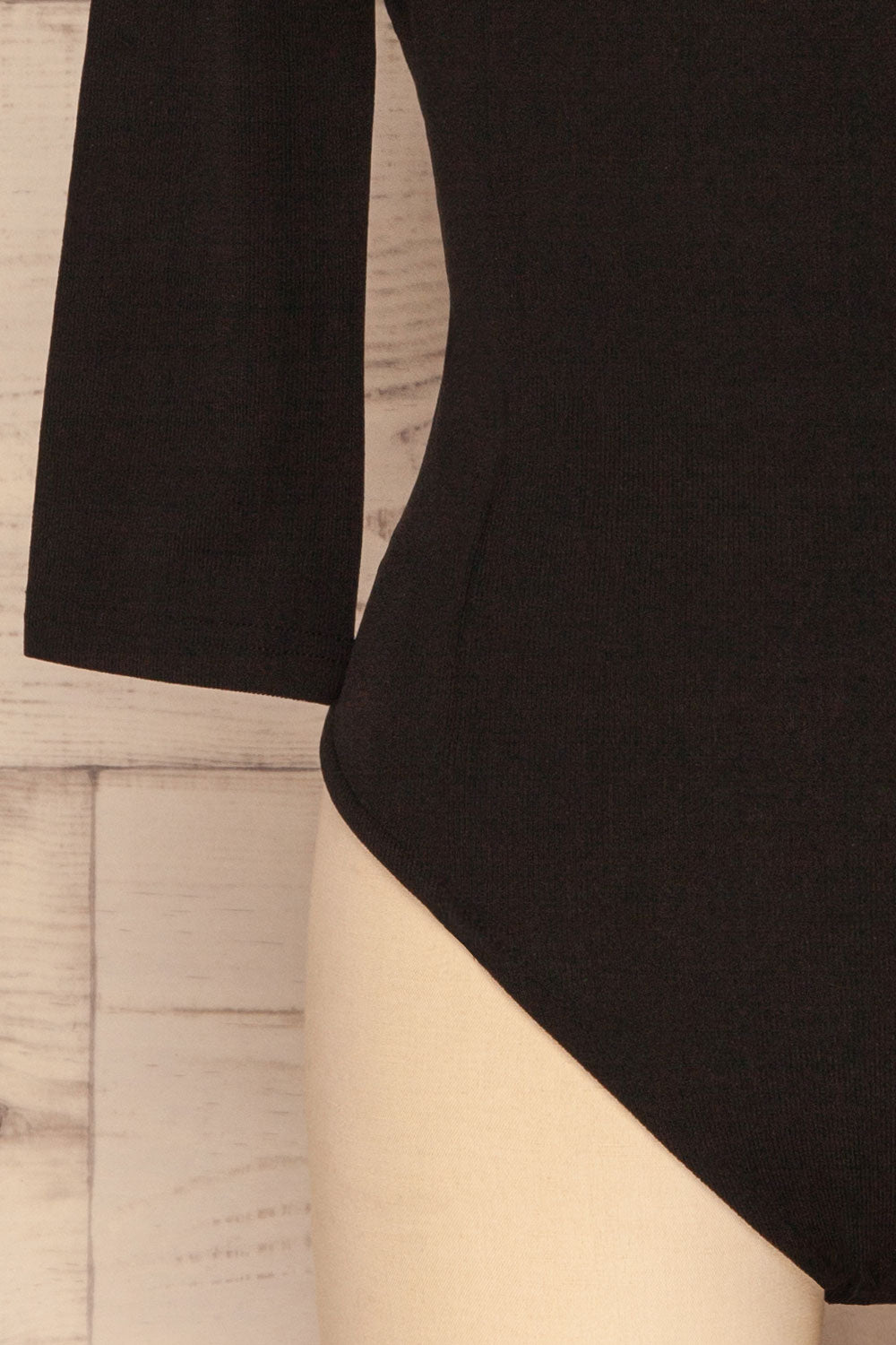 Scunthorpe Black Open Back Bodysuit | La petite garçonne bottom