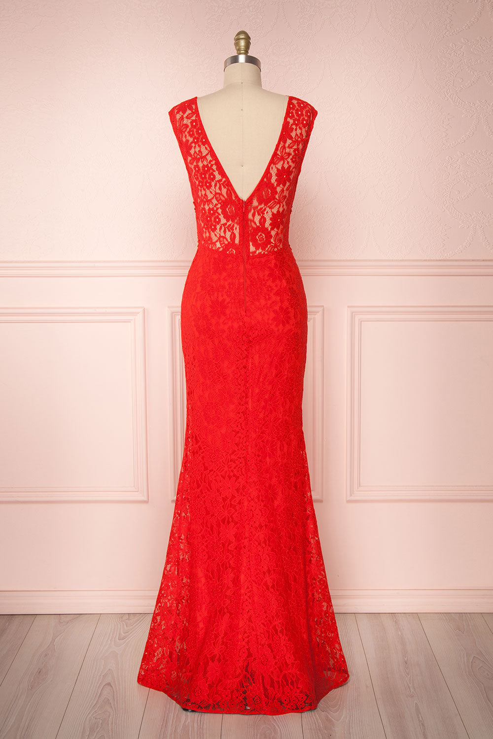 Selenay | Robe de Dentelle Rouge