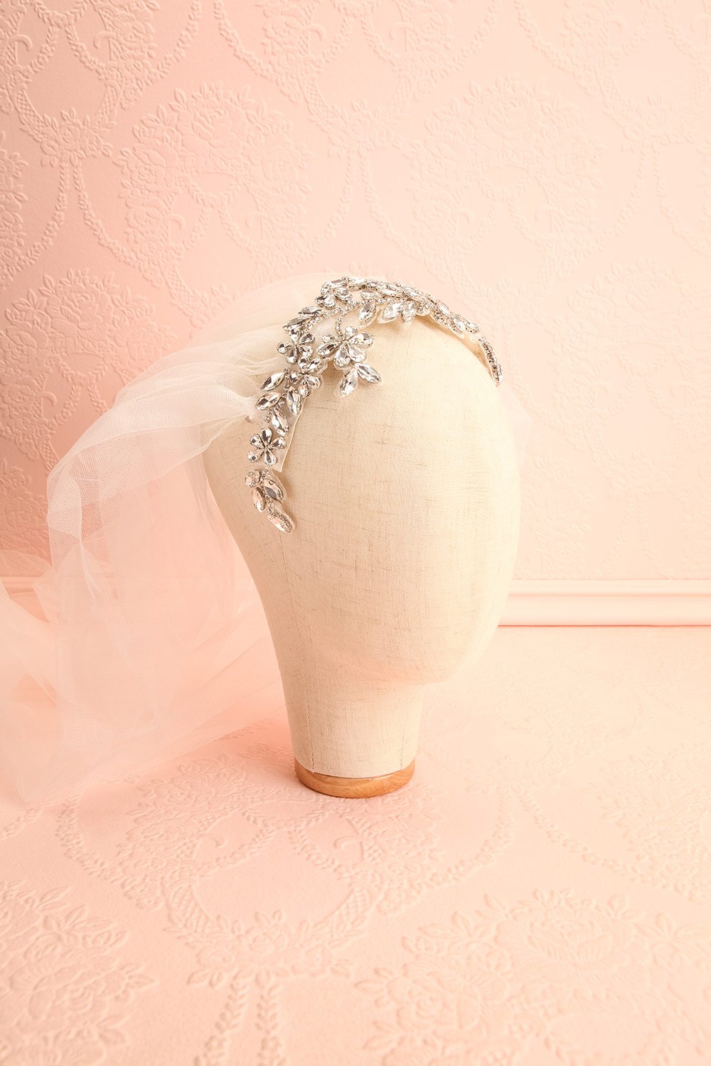 Serena Ivory Rhinestones Hair Comb Wedding Veil | Boudoir 1861