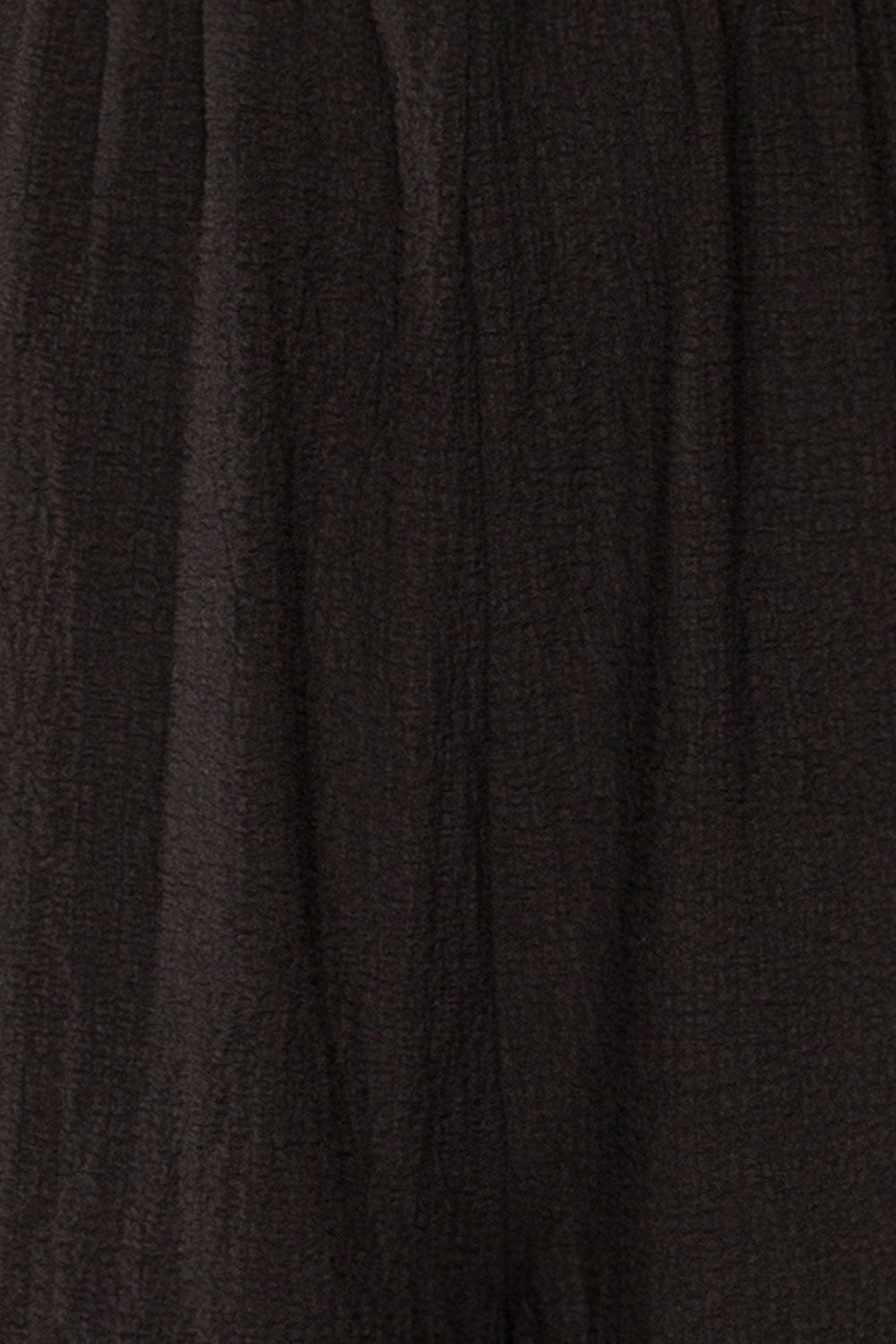 Set Allyf Black Crop Top And Pants Set | La Petite Garçonne fabric