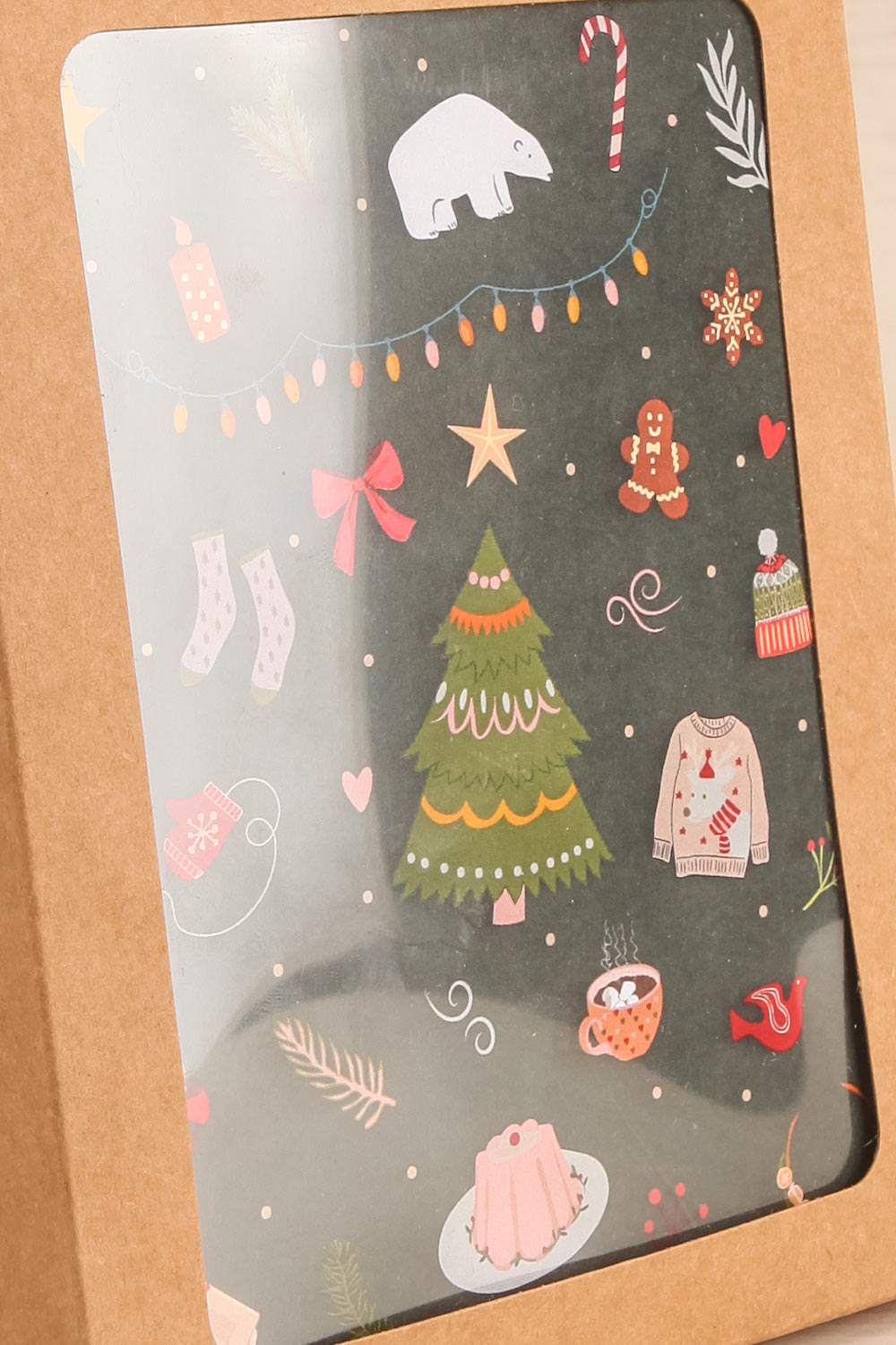 Joyeux Noël Ensemble de 6 Cartes | Maison garçonne close-up