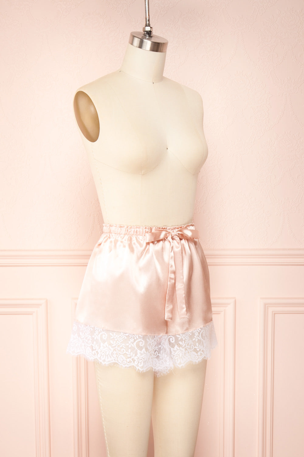 Set Loukoum Satin Cami & Shorts | Boutique 1861 side bottom