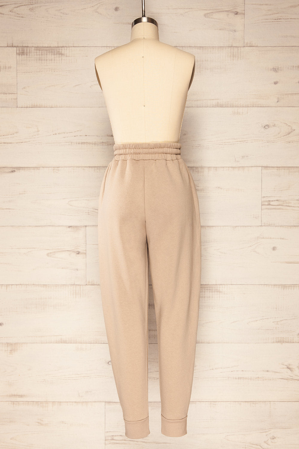 Set Luqa Moka Sweater & Joggers | La petite garçonne back view