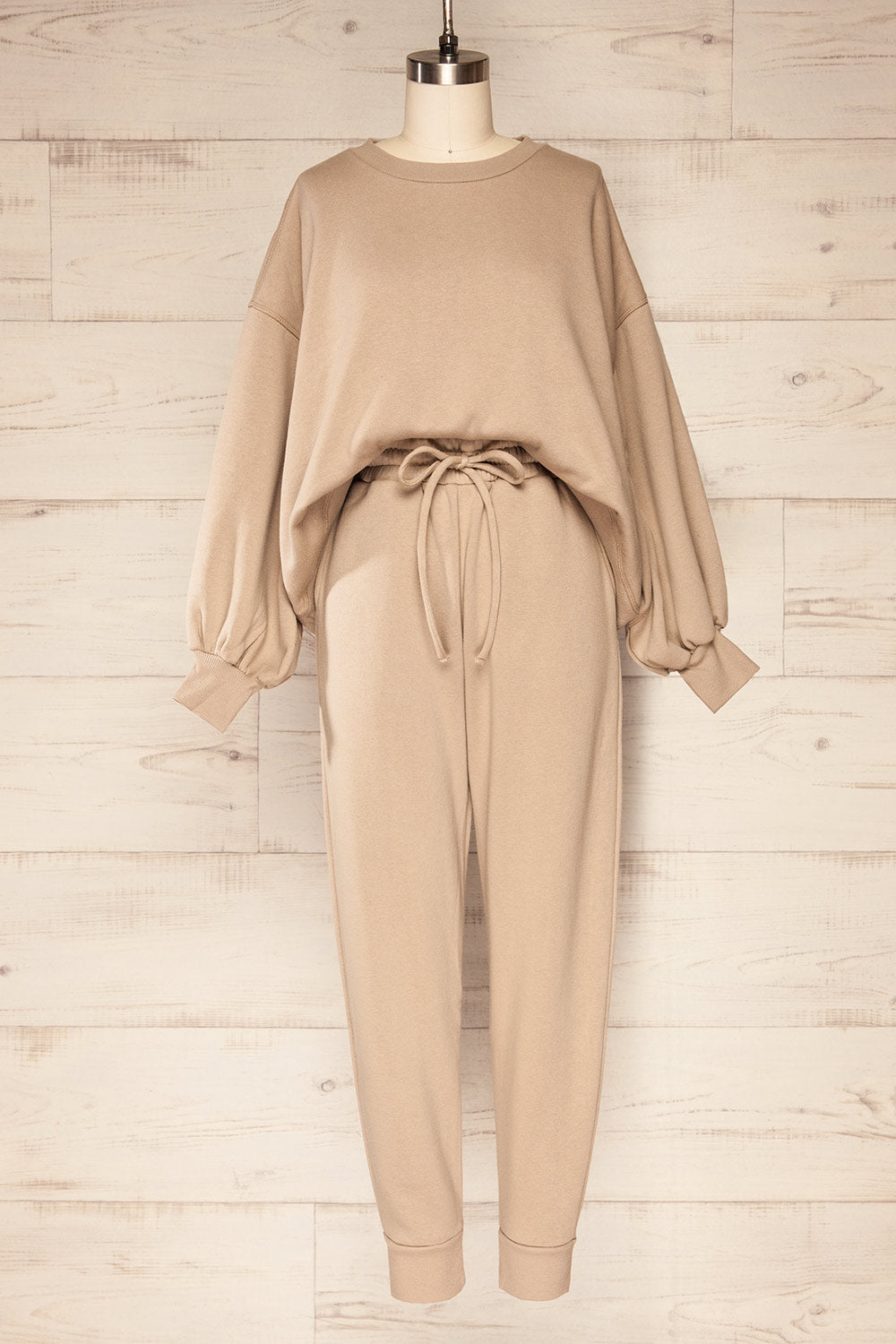 Set Luqa Moka Sweater & Joggers | La petite garçonne set